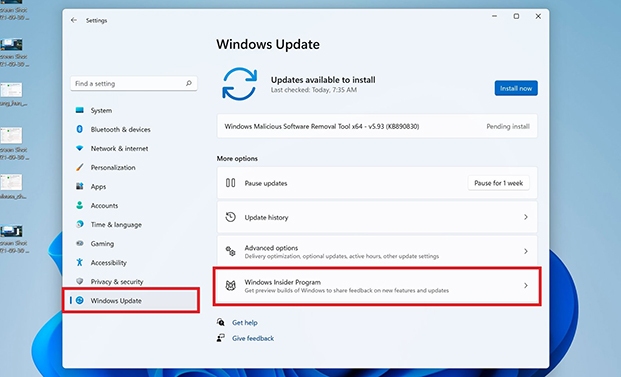 cách tải phần mềm Windows 11