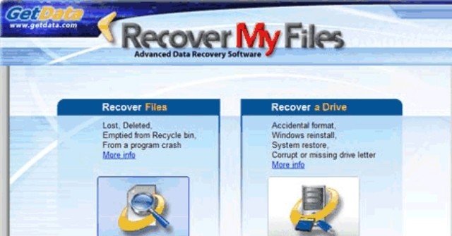 Tính năng chính của phần mềm Recover My Files